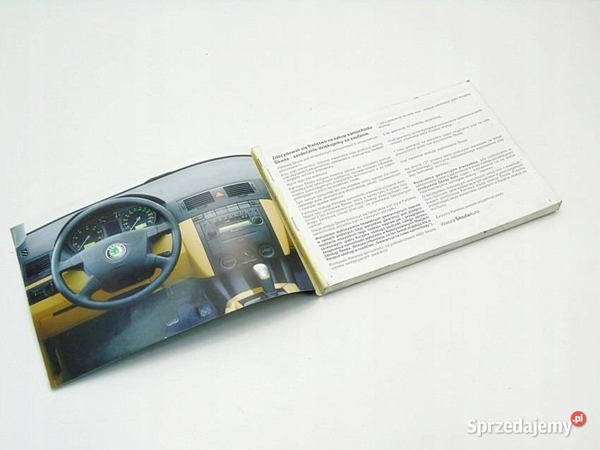 INSTRUKCJA OBSŁUGI POLSKA SKODA FABIA I Pozostałe Sosnowiec sprzedam