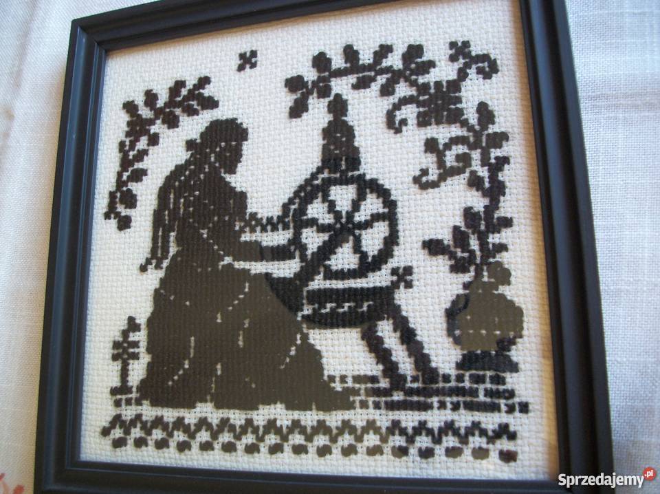obraz wyszyty krzyżykami Przemyśl