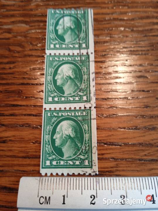 Washington 1 c coil stamps znaczki USA Żabno