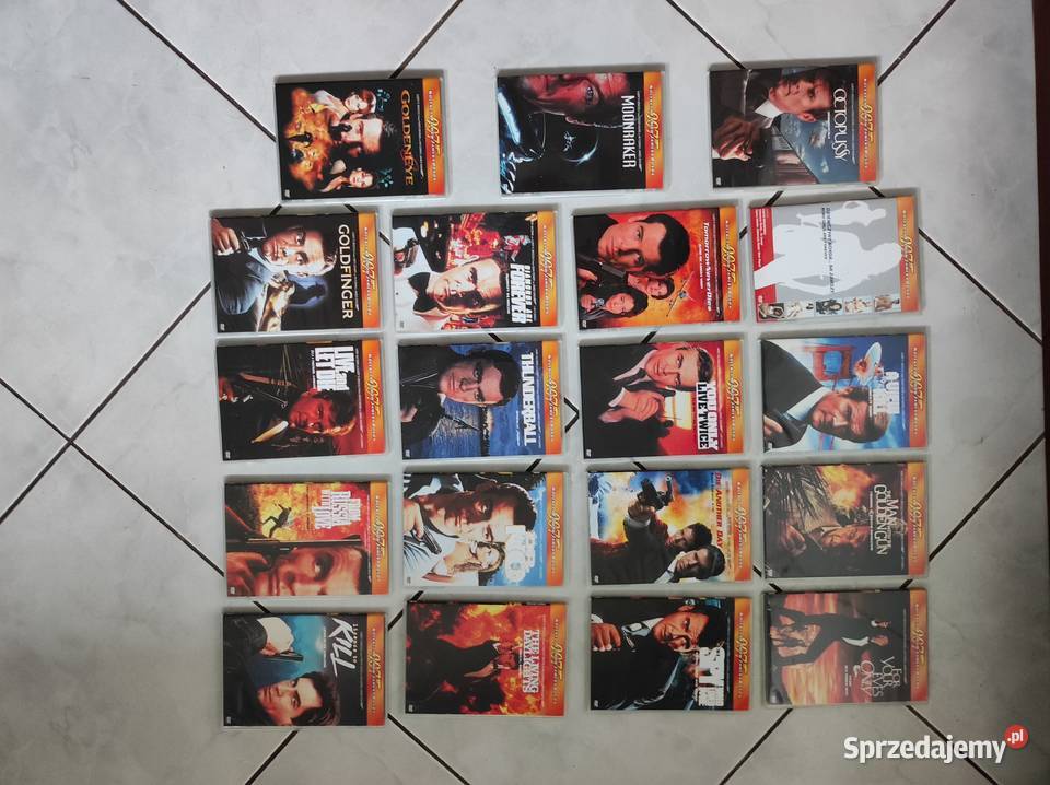 James Bond 007 kolekcja filmów dvd unikat DVD Kielce sprzedam