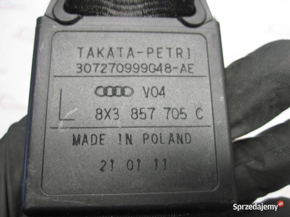 AUDI A1 I 8X pas bezpieczeństwa lewy przód osobowe Pasy bezpieczeństwa Kielce sprzedam