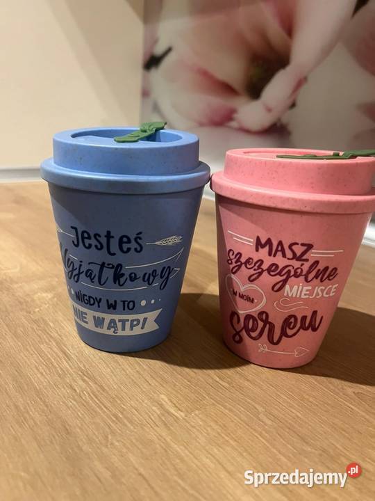 Piękne termiczne kubeczki na kawę herbatę pary pomorskie Gdańsk sprzedam