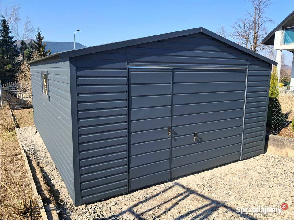Garaż blaszany wiata Wzmocniony PROFILAMI Bydgoszcz
