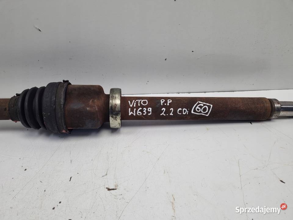 Mercedes Vito W639 22 CDI PRAWA PRZEDNIA PÓŁOŚ lubelskie Janów