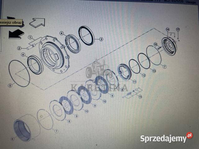 Carraro 2555s części Rolnictwo