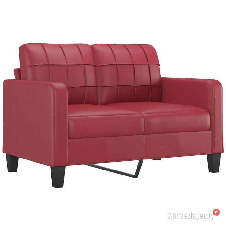 2os sofa z poduszkami winna czerwień 120 Warszawa sprzedam
