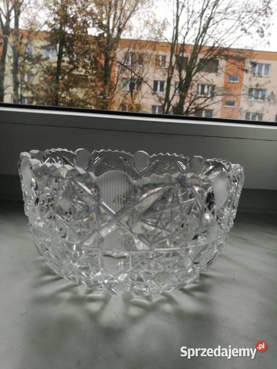 Kryształowa miseczka prl Choszczno sprzedam
