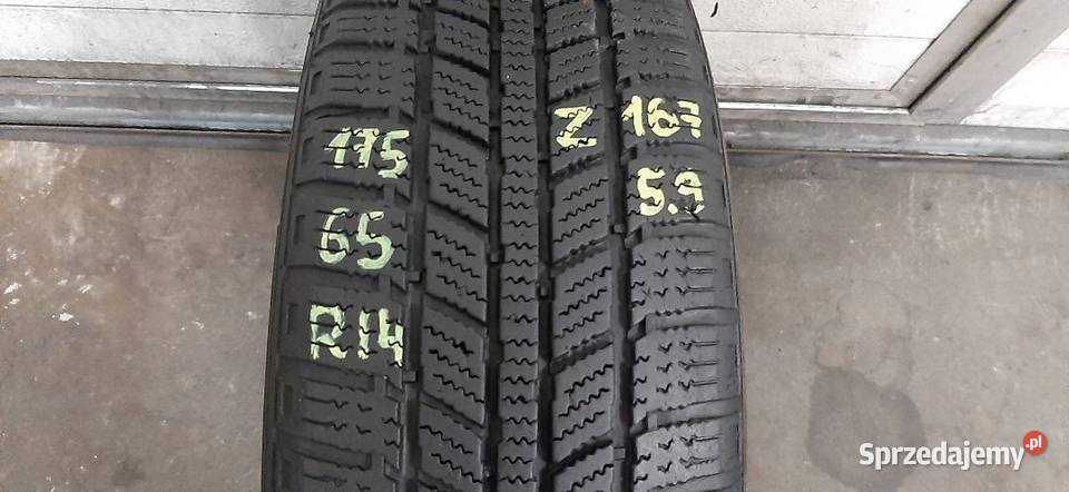 167Z Opona zimowa 1 17565 R14 82T Bieżnik ok 59 świętokrzyskie Włoszczowa