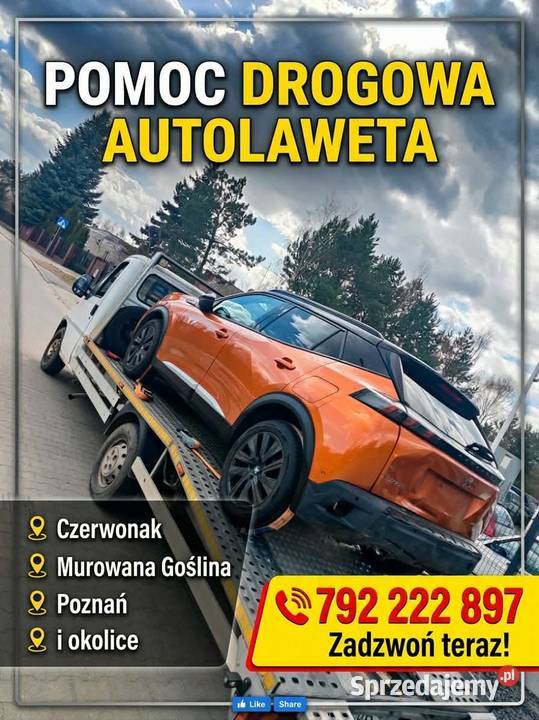 Autolaweta Pomoc Drogowa Holowanie transport Czerwonak