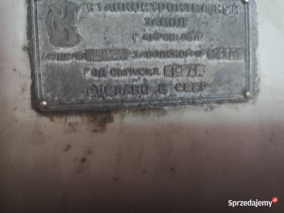Przemysłowa Ostrzałka do tarcz Łupowo sprzedam