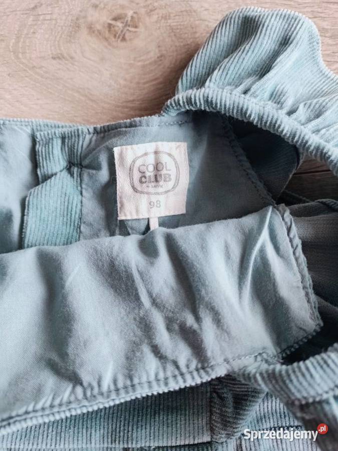 Sukienka dziewczęca ogrodniczka turkusowa dziewczynka Sukienki i spódniczki mazowieckie Płock