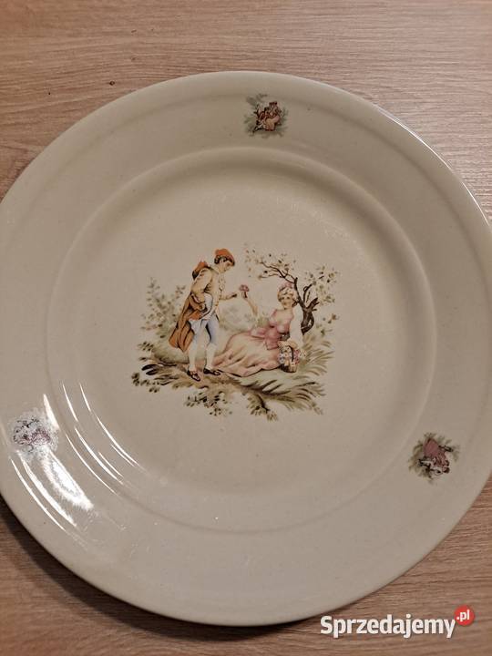 Talerz Tułowice PRL vintage 24 Porcelana i szkło małopolskie Kraków