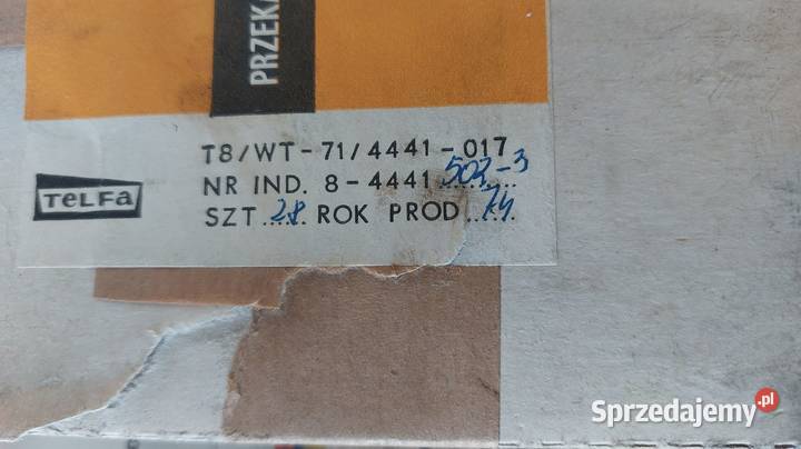 przekaźnik kontaktronowy T8WT71 Telfa śląskie Dąbrowa Górnicza