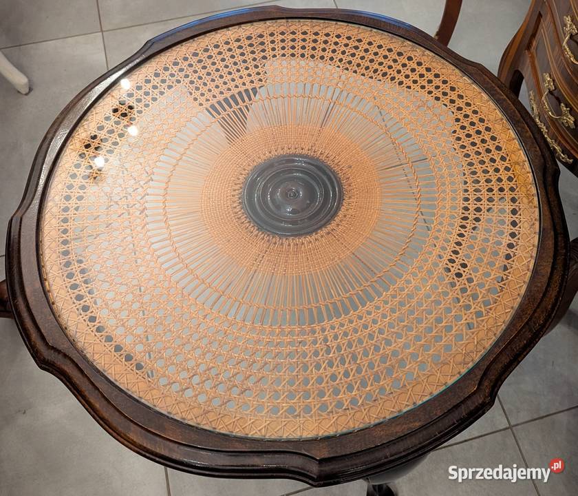 Wspaniały okrągły stolik dębowysklep Dąbrowa Dąbrowa Górnicza sprzedam