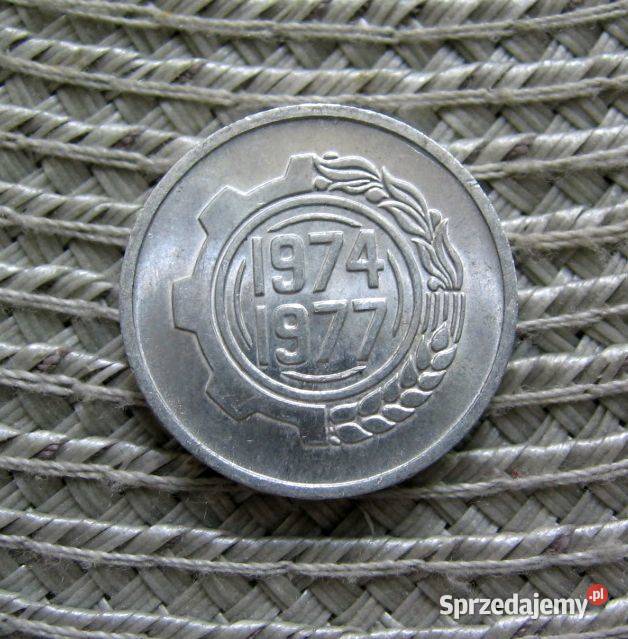 Algieria 5 Centymów 1974r Drugi Plan Czteroletni Kalisz sprzedam