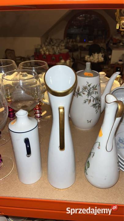 Dzbanek Biały Kpm Ten najwyższy Porcelana i szkło