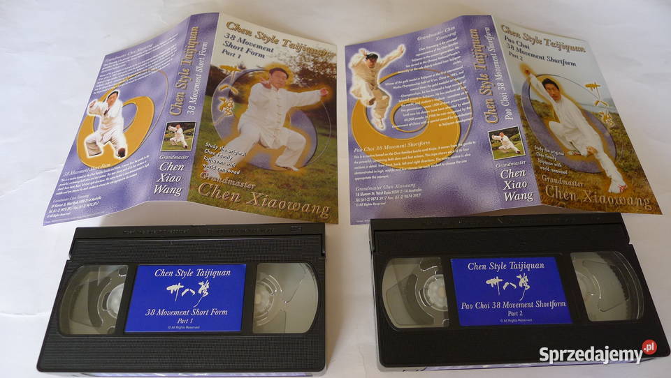 CHEN XIAOWANG Chen Taiji 38 form czIII VHS tasma sprzedam