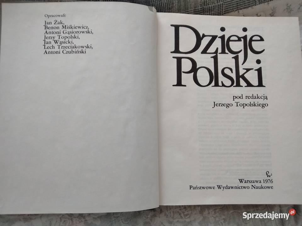 Dzieje Polski książka piękne wydanie sprzedam Wrocław
