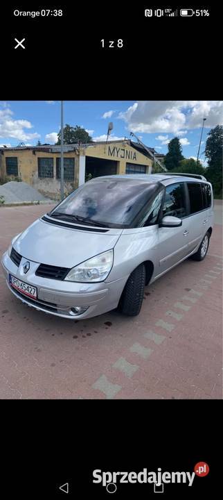 Renault Espace 20 dCi gniazdo AUX Grand Espace Namysłów sprzedam