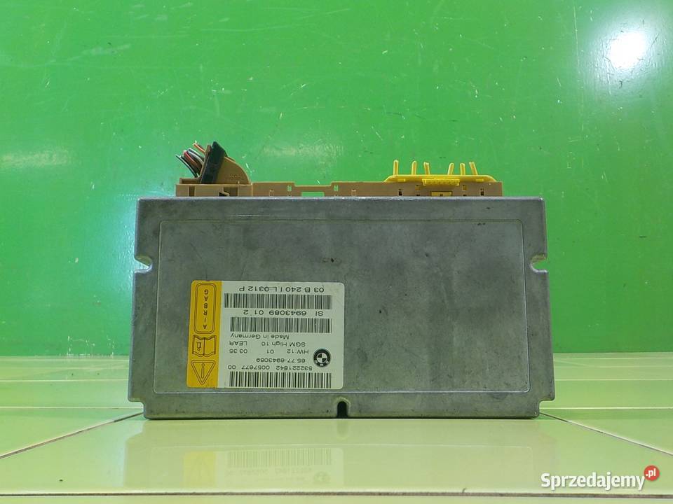 BMW 5 E61 25 B 06r KOMBI modul sensor AIRBAG osobowe Poduszki powietrzne