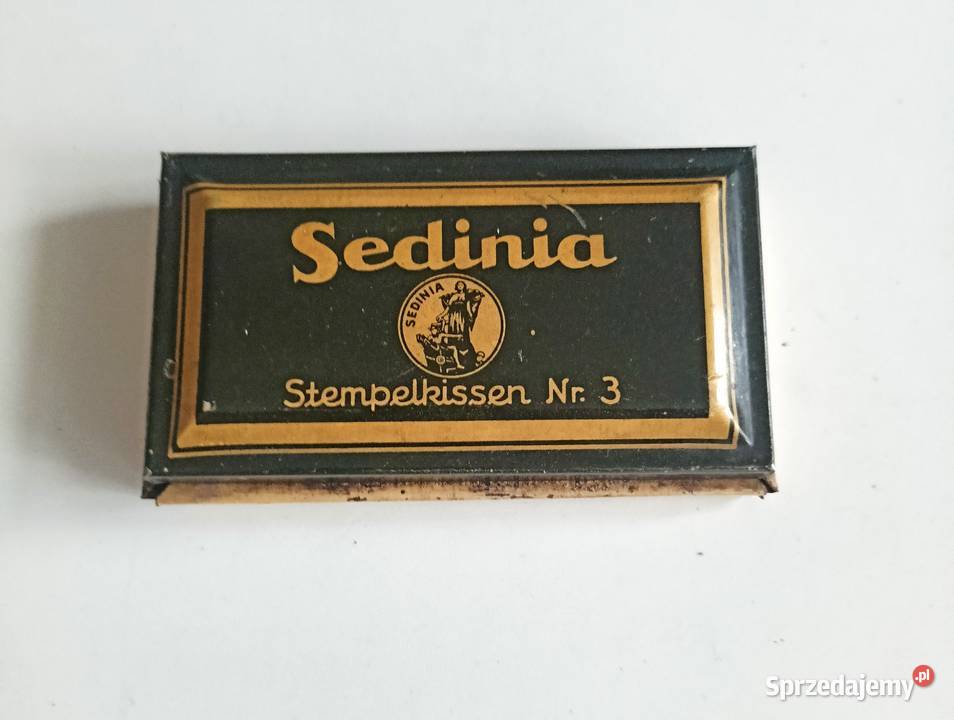 Poduszka do pieczątek 3 SEDINIA vintage Łódź