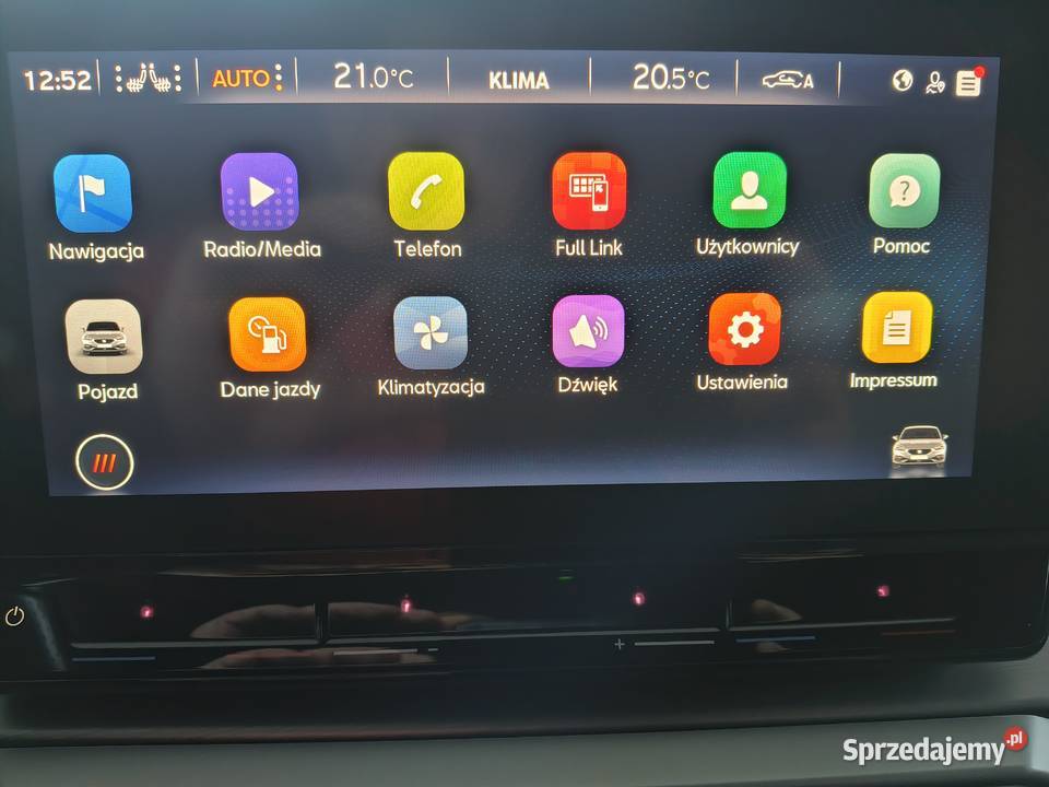 Seat Leon FR 2021r 15 Benzyna 150 Automat nawigacja Gdów