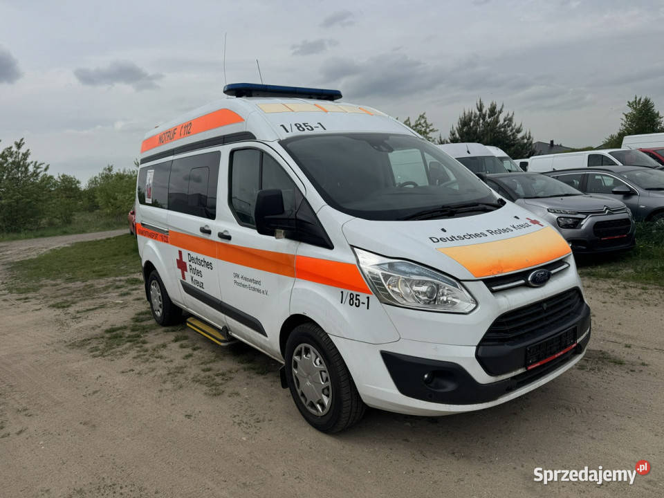 Ford Transit Custom 22 Tdci 125 L2H2 Karetka tachograf wielkopolskie Turek