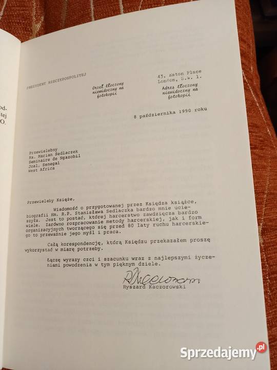 Harcmistrz Rzeczpospolitej Stanisław Sedlaczek Poznań