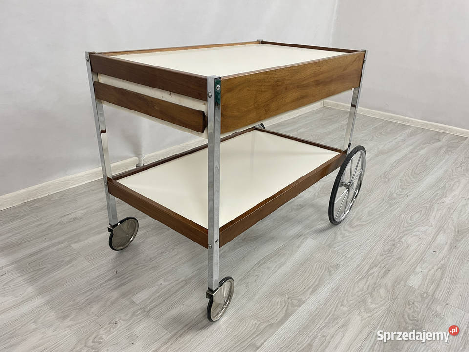 Stolik Barek Design Bauhaus Chrom Art Deco 1960 Łódź