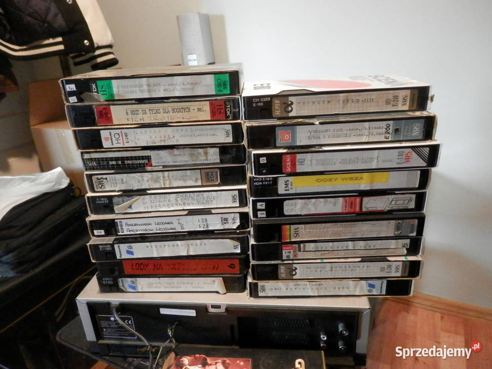 20 kaset VHS bazarówek Chojnice sprzedam