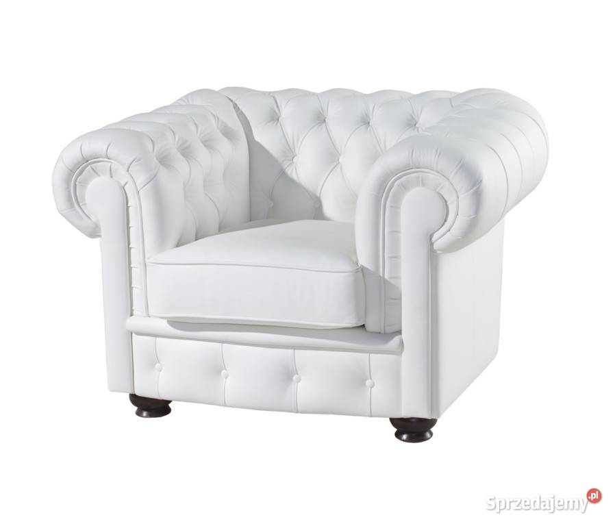 Nowy Komplet 321 Chesterfield Skóra Naturalna opolskie Olesno