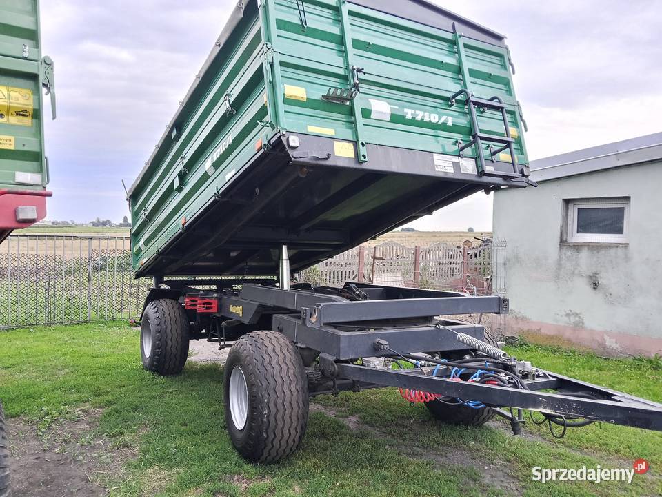Metal fach T7101 6T plandeka hamulce Metal-Fach Przyczepy rolnicze Sierpc sprzedam