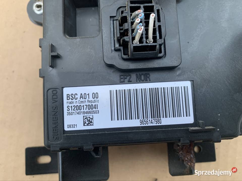 9656147980 moduł sterownik BSC A01 peugeot 807 zachodniopomorskie Szczecin