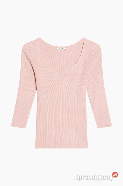 Sweter Orsay różowy L 40 wiskoza prążkowany Swetry i golfy Szczecin