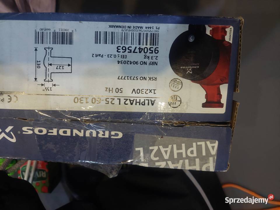 Grundfos ALPHA2 L 2560 130 pompa obiegowa do co śląskie