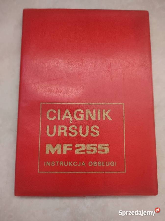 Instrukcja obsługi MF 255 oryginał Ciągniki Piastów