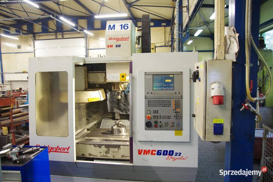 Centrum obróbcze pionowe CNC BRIDGEPORT VMC Jelenia Góra