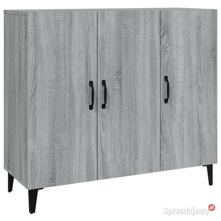 Szafka szary dąb sonoma 90x34x80 materiał