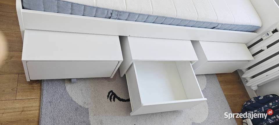 Łóżko Ikea Slkt 3 półki na kółkach na pościel Czeladź sprzedam