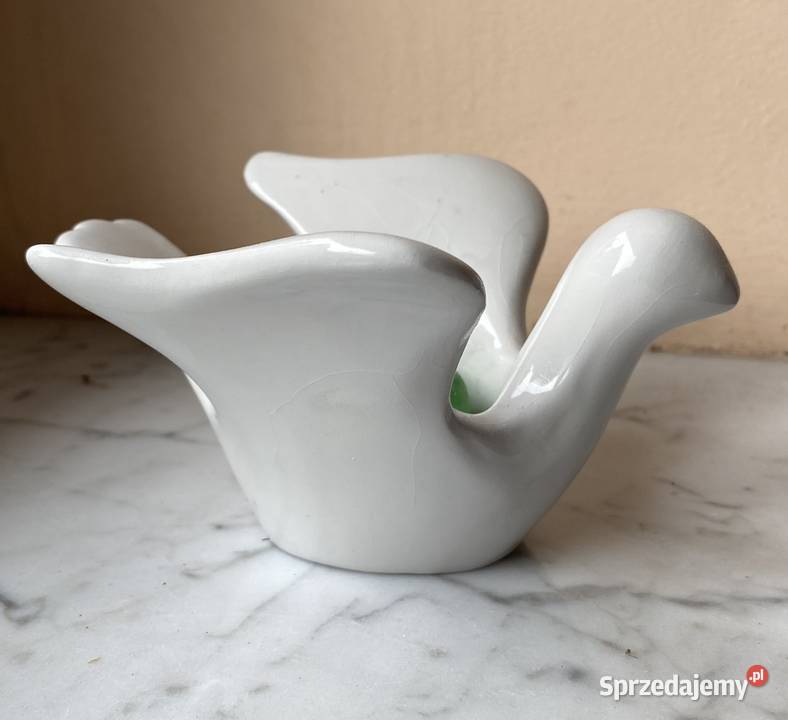 Świecznik ceramiczny biały Warszawa