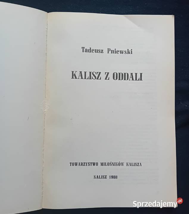 Tadeusz Pniewski Kalisz z oddali Towarzystwo Koźminek