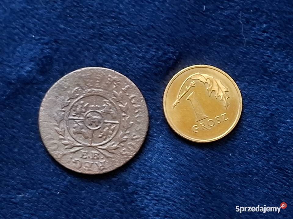 1 grosz Stanisław August Poniatowski słabszy Wejherowo