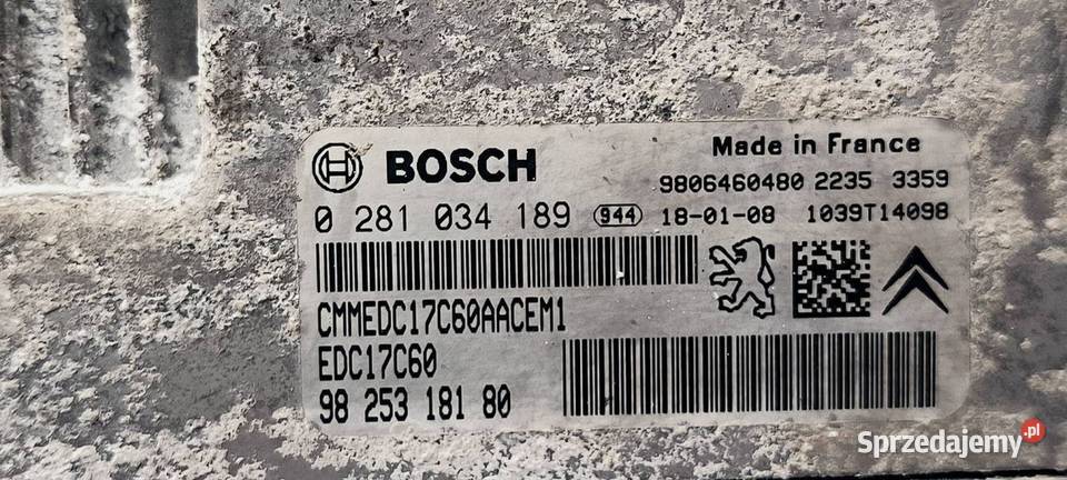 KOMPUTER SILNIKA ECU TOYOTA PROACE II 9825318180