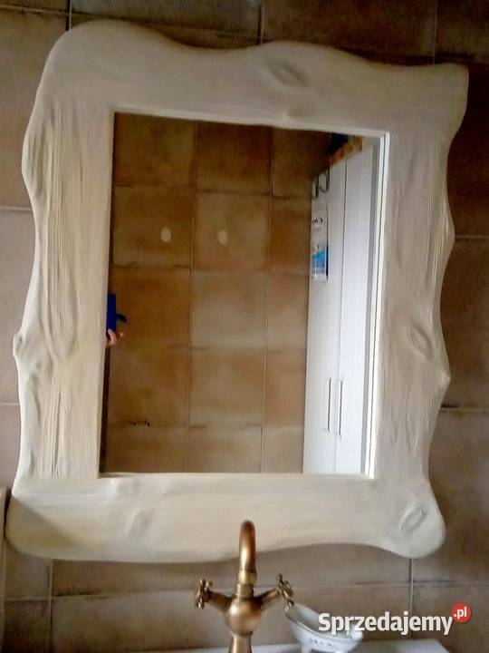 Lustro drewniane wieszak vintage rustykalny loft Radków