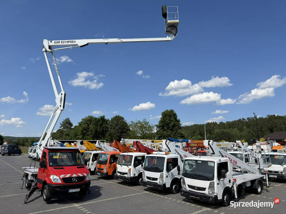 Mercedes Sprinter Zwyżka Podnośnik Koszowy GSR centralny zamek Widełki