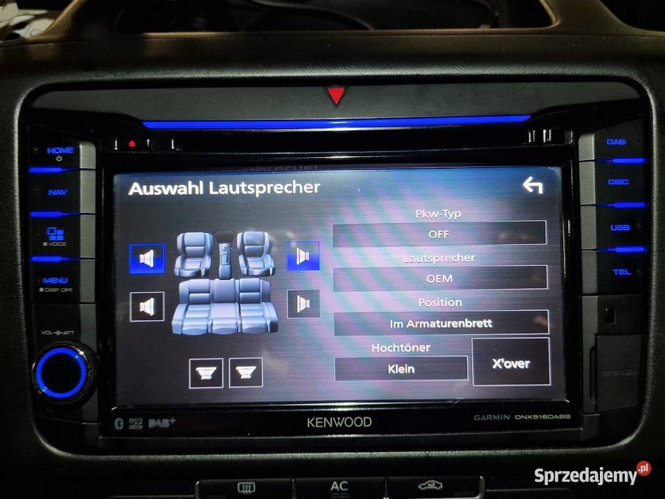 Kenwood DNX516DABS radionawigacja DAB Android zdejmowany panel Kasina Wielka