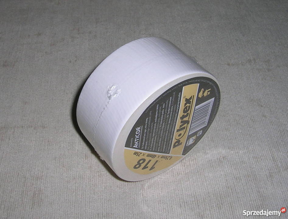 Taśma klejąca wodoodporna 48mm 25m biała mocna Wyszków