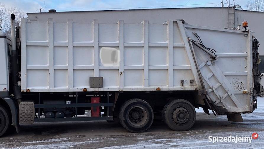ZABUDOWA trzyosiowa śmieciarki HALLER 22m3