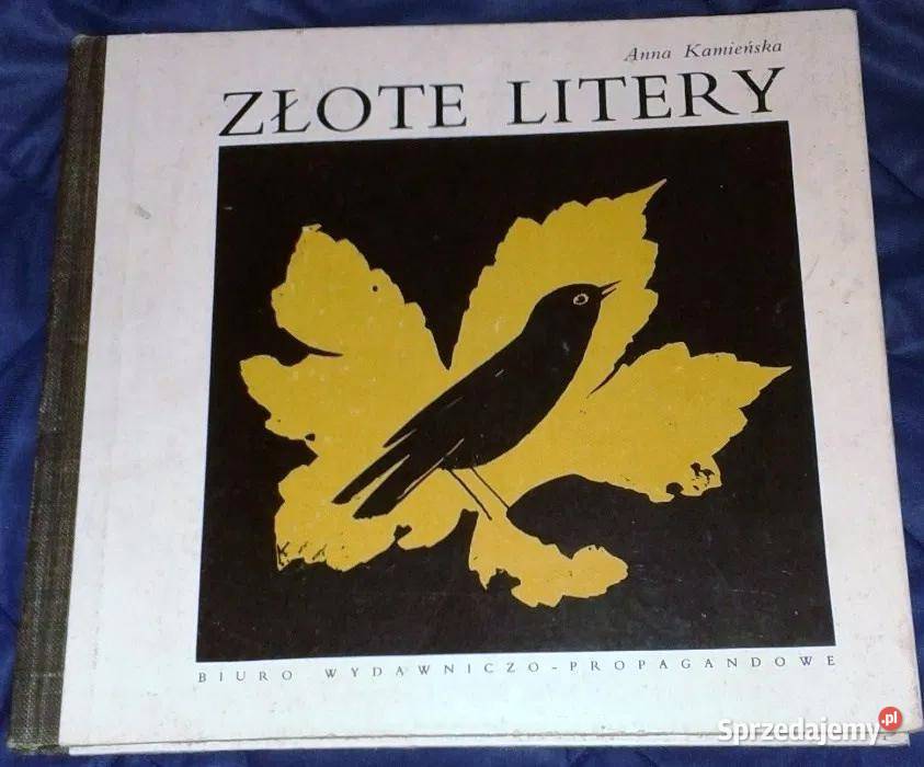 Złote litery Anna Kamieńska lubelskie Chełm