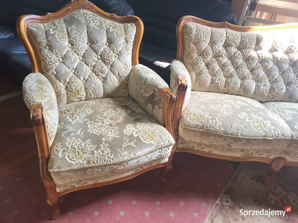 Komplet wypoczynkowy LUDWIK 21 chippendale sofa